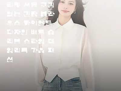 여성 프렌치 스티칭 셔츠 32,200 관련 이미지 1